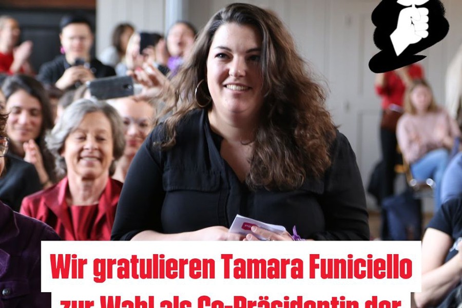 Tamara Funiciello zur Co-Präsidentin der SP Frauen* Schweiz gewählt – wir gratulieren!!!